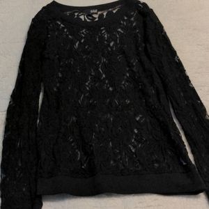 ✏️Ana black long sleeve top